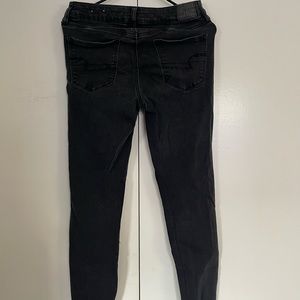 Black American eagle skinny jeans